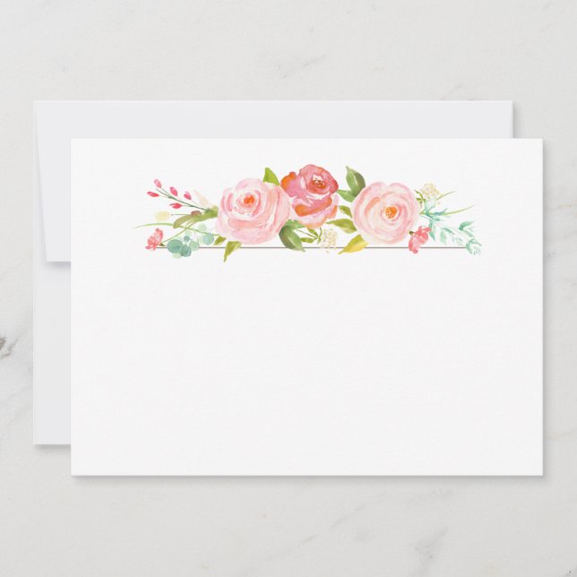 Rose Garden Blank Card (Vorderseite)