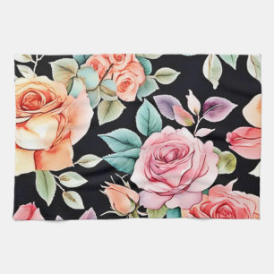 Rose Garden Design Geschirrtuch