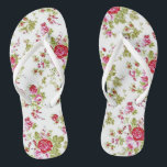 Rose Garden Flip Flops<br><div class="desc">Seien Sie für den Frühling und den Sommer mit hübschen Rosen und Rosen für Ihre Zehen bereit! (Ja,  das haben wir tatsächlich eingegeben!) :) Toll für Mädchen oder Frauen,  klein bis groß - siehe Dropdown-Liste. Wählen Sie Ihre Lieblingsbandbreite und -farbe aus.</div>