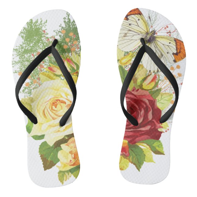 Rose Garden Flip Flops (Fußbett)