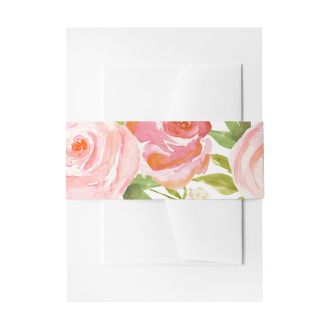 Rose Garden Floral Wedly Band (Vorderseite Beispiel)