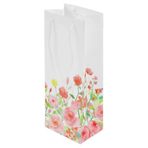 Rose Garden Geschenktüte Für Weinflaschen