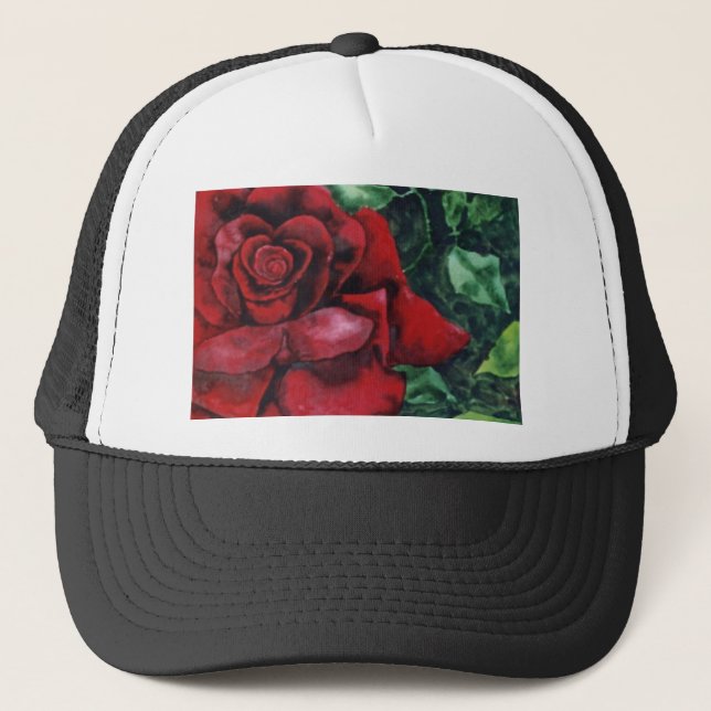 Rose Garden Hat Truckerkappe (Vorderseite)