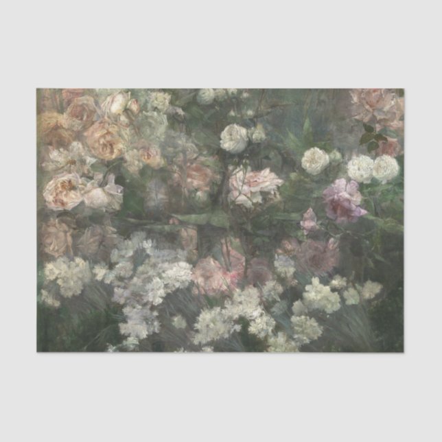 Rose Garden im Mai Seidenpapier (Vorderseite)