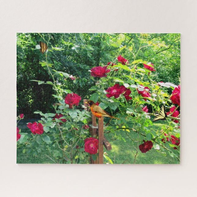 ROSE GARDEN JIGSAW PUZZLE (Horizontal)