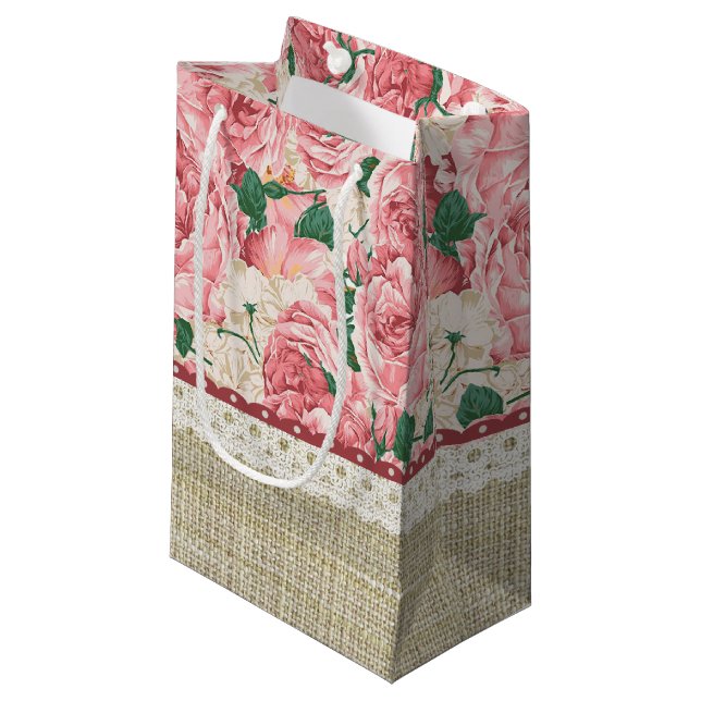 Rose Garden Kleine Geschenktüte (Vorderseite Schrägansicht)
