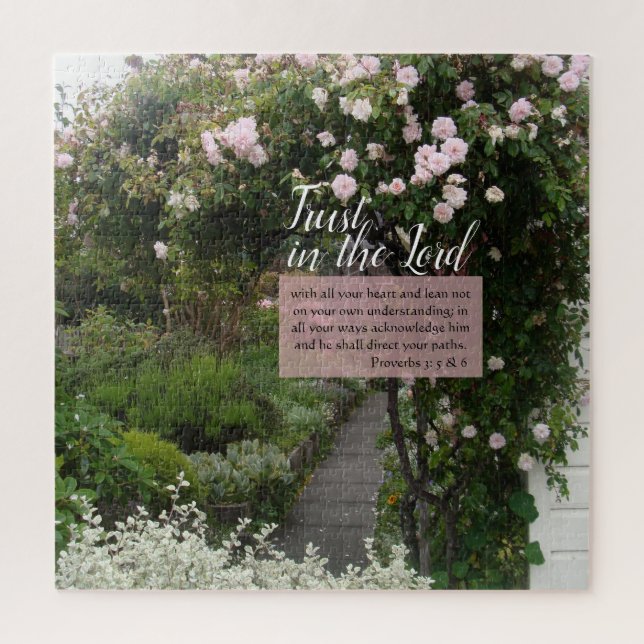 Rose Garden Path Inspiration Puzzle (Vertikal)