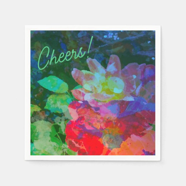 Rose Garden Serviette (Vorderseite)