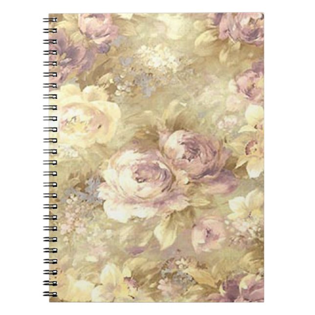 Rose Garden Spiral Notebook Notizblock (Vorderseite)