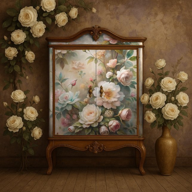 Rose Garden Traum Entdeckungsreise Seidenpapier (Rose Garden Dream Decoupage Tissue Paper)