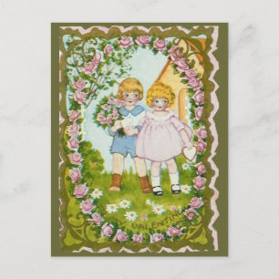 Rose Garden Valentine - Postkarte