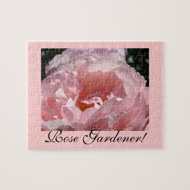 Rose Gardener! Puzzle Rosa Blume Urlaub (Horizontal)