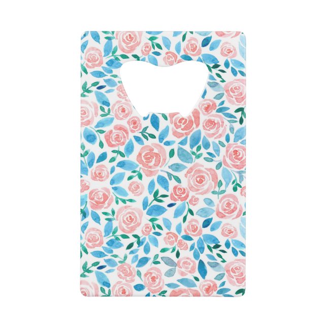 Rose Garten 2 Geldbeutel Flaschenöffner (Vorderseite)