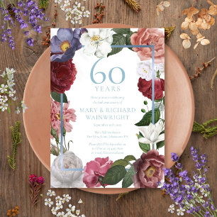 Rose Garten 60 Jahre Einladung
