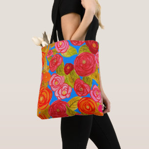 Rose Gartenanlage Blume Aqua Tasche