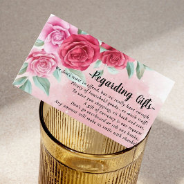 Rose Geld verschenken Bridal Funds Cards Begleitkarte