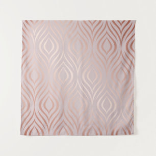 Rose, geometrisch, nahtlos wandteppich