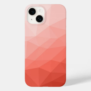 Rose geometrische Maschenombre Case-Mate iPhone 14 Hülle