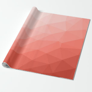 Rose geometrische Maschenombre Geschenkpapier