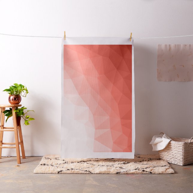 Rose geometrische Maschenombre Stoff (Beispiel)