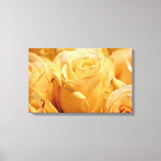 Rose gepackt Canvas Leinwanddruck (Vorderseite)