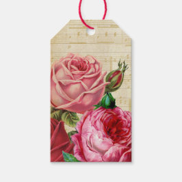 Rose Geschenkanhänger