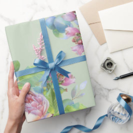 Rose Geschenkpapier