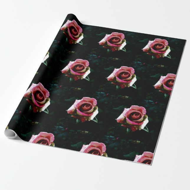 Rose Geschenkpapier (Ungerollt)