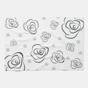 Rose Geschirrtuch