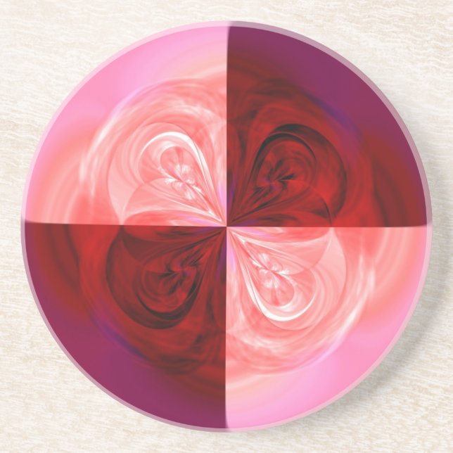Rose Getränkeuntersetzer (Vorne)