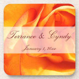 Rose Getränkeuntersetzer