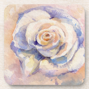Rose Getränkeuntersetzer