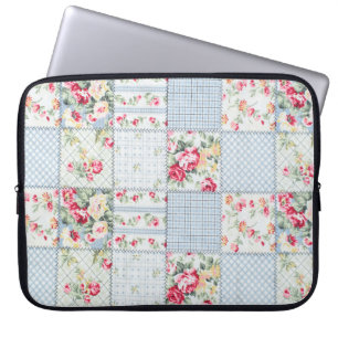 Rose-Gewebe: Elegantes Hintergrunddesign Laptopschutzhülle