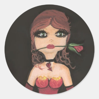 Rose Girl Quantum Süsse Girl Sticker