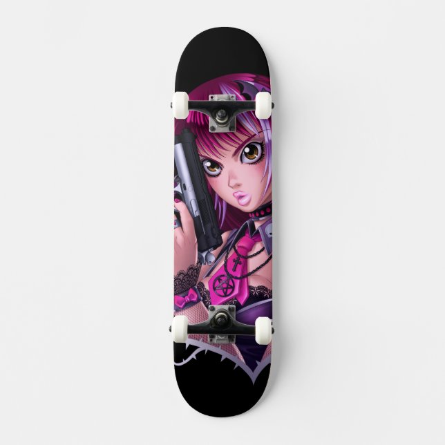 Rose Girl Skateboard (Vorderseite)