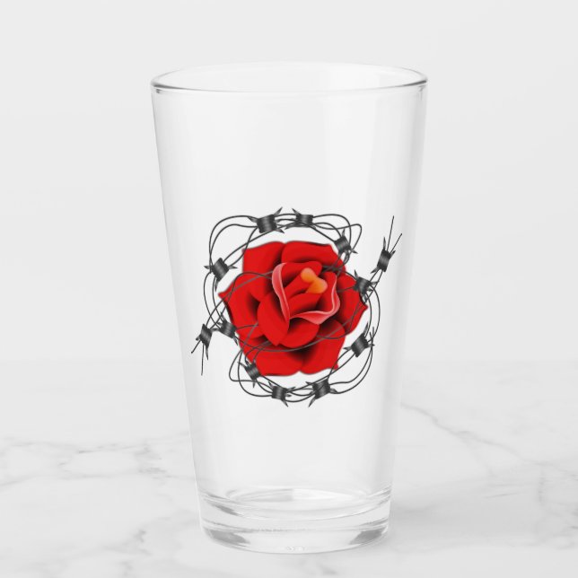 Rose Glas (Vorderseite)