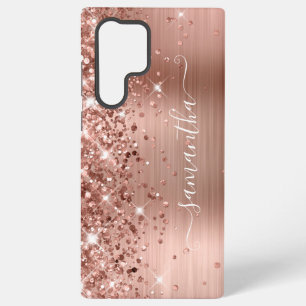 Rose Glitterie Foil Girly Signature Samsung Galaxy Hülle