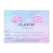 Rose Glitzer Princess Makeup Certificate Geschenk