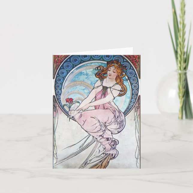 Rose Goddess Karte (Vorderseite)