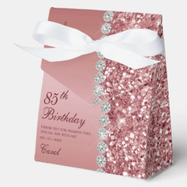 Rose Gold 85. Geburtstag Geschenkschachtel