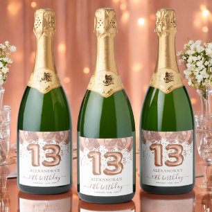 Rose Gold Balloons 13. Geburtstagsparty