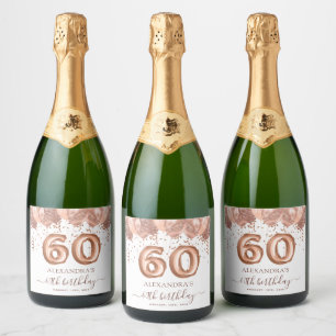 Rose Gold Balloons 60. Geburtstagsparty