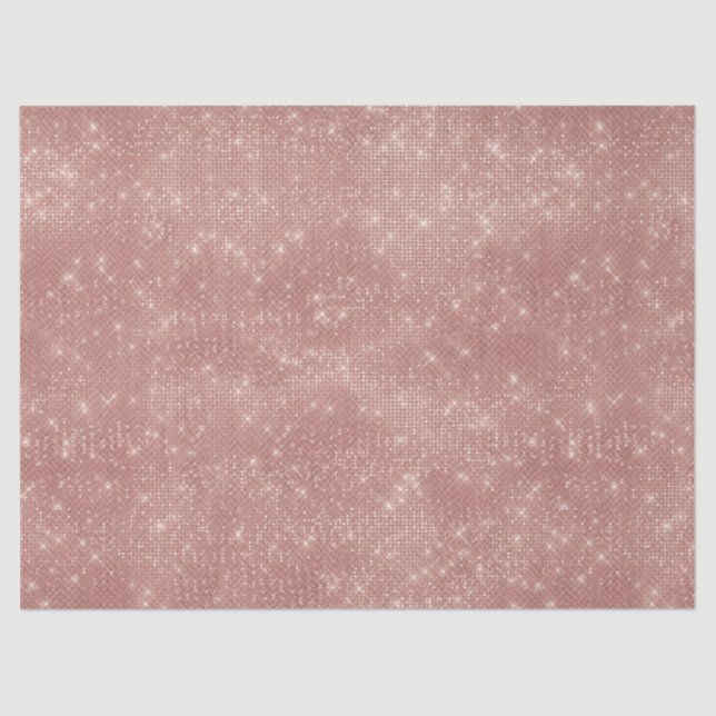 Rose Gold Bee Series Design 12 Seidenpapier (Vorderseite)