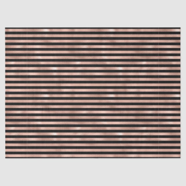 Rose Gold Bee Series Design 16 Seidenpapier (Vorderseite)