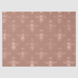 Rose Gold Bee Series Design 19 Seidenpapier