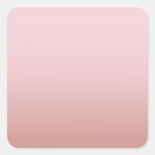 Rose Gold Blank Template hinzufügen Text Elegant Quadratischer Aufkleber