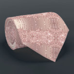Rose Gold Blush Glitzer Neck Funkelnd Tropfen Krawatte<br><div class="desc">Krawatte mit Rose Gold Blush Glitzer sparkle Tropfen Moderne Design - oder Hinzufügen Ihres einzigartigen Textes / Name - Machen Sie Ihre besondere Krawatte Geschenk - Neu vergrössern und verschieben oder entfernen und fügen Sie Text / Elemente mit Anpassungstool. Design von MIGNED. Bitte schauen Sie sich meine anderen Projekte an....</div>