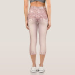 Rose Gold Blush Glitzer Sparkone Tropfen Tanz Capri Leggings<br><div class="desc">Rose Gold Blush Glitzer Sparkle Tropfen Chic Dace Pink Girly Modern - Fügen Sie Ihren einzigartigen Text / Name - Make Your Special Gift - Neu vergrössern und verschieben oder entfernen und fügen Sie Text / Elemente mit Anpassungstool. Design von MIGNED. Bitte schauen Sie sich meine anderen Projekte an. Sie...</div>