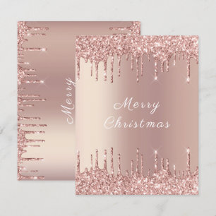 Rose Gold Blush Glitzer Sparkone Tropfen - Weihnac