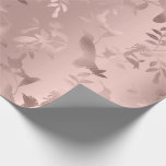 Rose Gold Blush Hummingbird Blume Monochrome Geschenkpapier<br><div class="desc">Glam und Chic Contemporary Abstrakt Wrapping Paper Kann eine schöne Dekoration für viele Veranstaltungen wie Hochzeit,  Jubiläum,  Geburtstag,  Abschluss,  neue Zuhause,  Corporate,  Birdal Dusche,  etc FlorenzK Design</div>